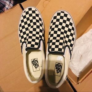 The Checkerboard Classic Slip-On (M/8, W/9.5)